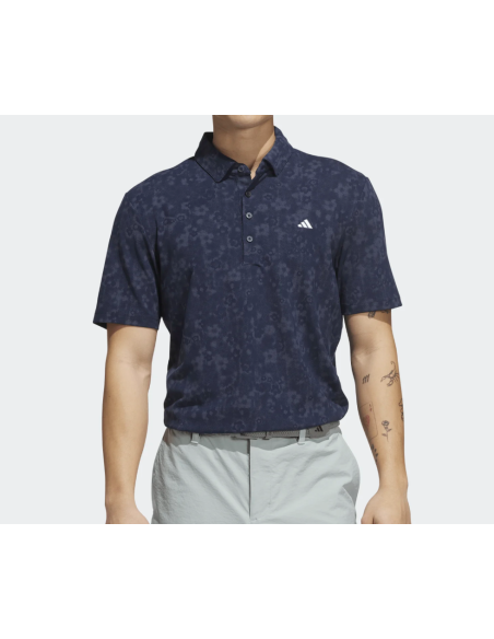 adidas Ultimate Climacool Butterspun Blossom Print golf polo shirt