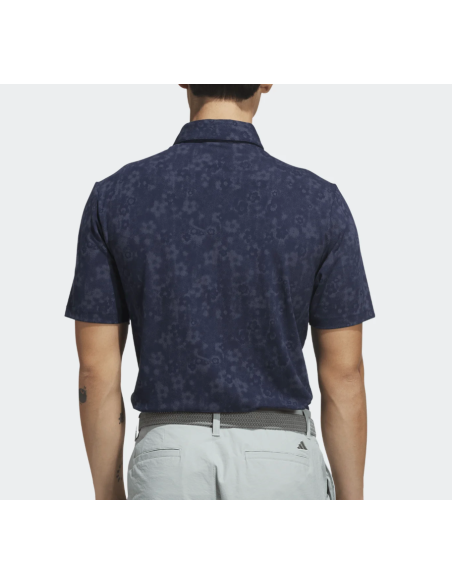 adidas Ultimate Climacool Butterspun Blossom Print golf polo shirt