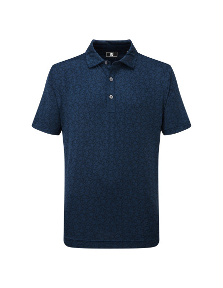 Footjoy Painted Floral Lisle boy golf Polo shirt 34229