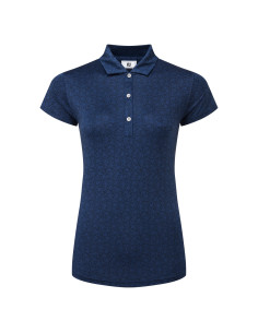 Polo Golf Mujer Footjoy Painted Floral Lisle 34201