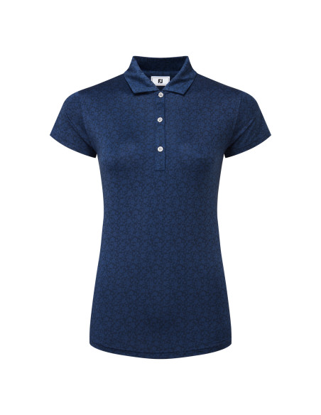 Footjoy Painted Floral Lisle Women Golf Polo shirt 34201