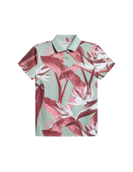 J. Lindeberg Tour Tech Print women golf Polo Shirt