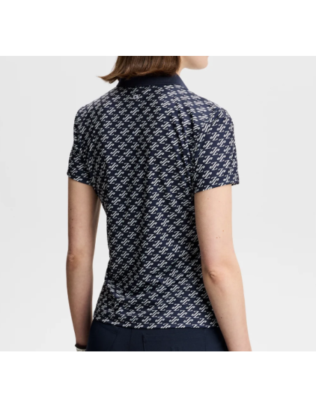 J. Lindeberg Tour Tech Print women golf Polo Shirt