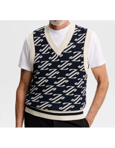 Chaleco J. Lindeberg Anton Jacquard golf hombre