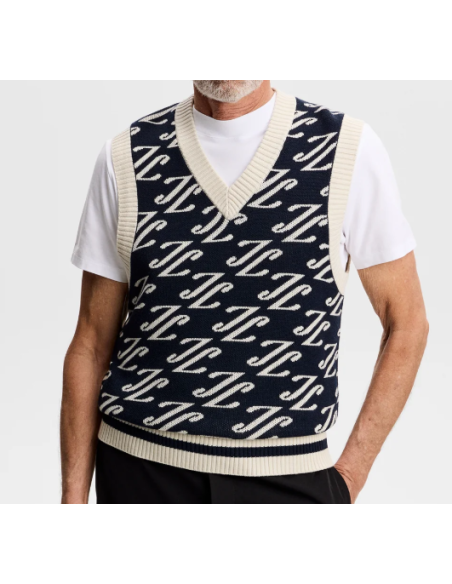 Chaleco J. Lindeberg Anton Jacquard golf hombre