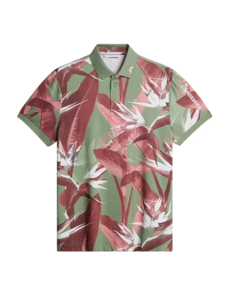 J. Lindeberg Tour Tech Print men golf Polo Shirt