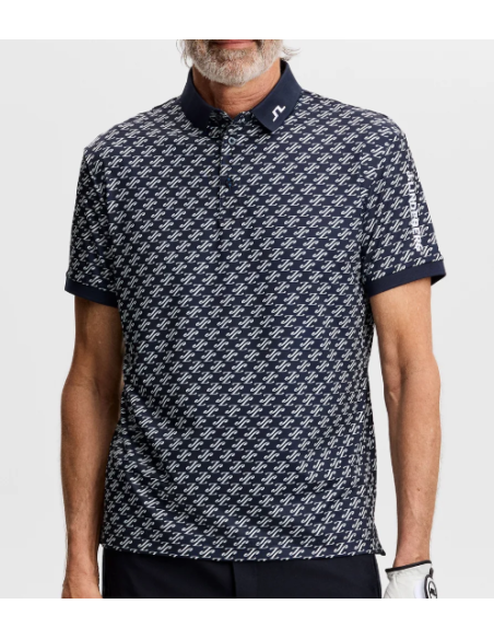 Polo J. Lindeberg Tour Tech Print golf hombre