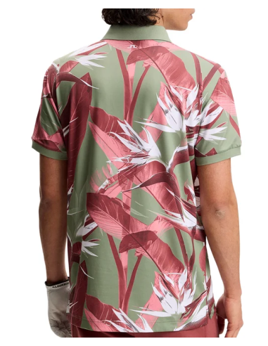 Polo J. Lindeberg Tour Tech Print golf hombre