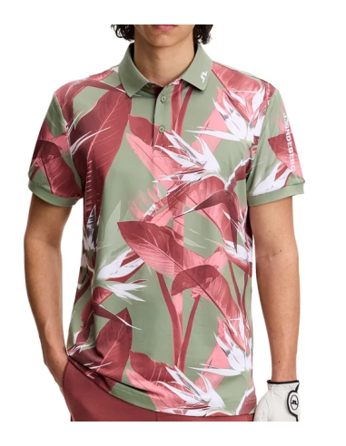 Polo J. Lindeberg Tour Tech Print golf hombre