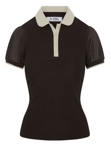 Penguin W/Lace Sleeves women golf Polo Shirt