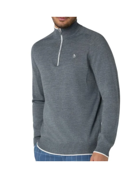 Jersey Penguin Heritage Mock golf hombre