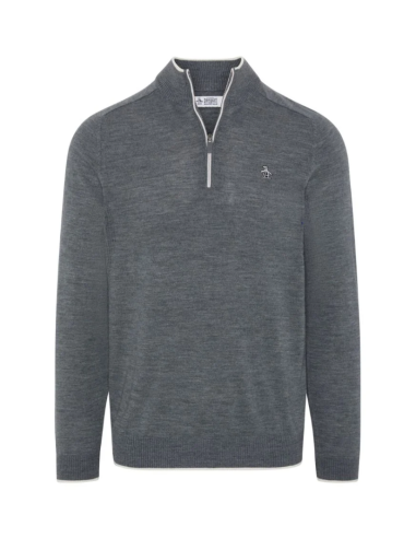 Penguin Heritage Mock men golf Sweatshirt
