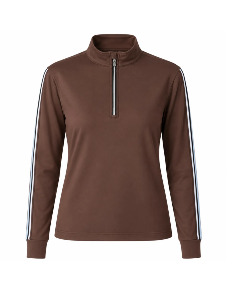 Daily Sports Peach Long Sleeve women golf Polo shirt 1000908