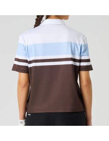 Daily Sports women golf Cropped Striped 1/2S Polo shirt 1000912