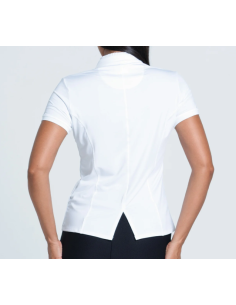 Lucky in Love Pleated Placket women golf Polo shirt GT274-110 2